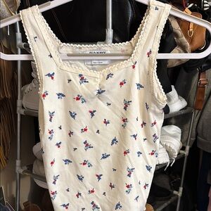 Old Navy Floral Print Tank Top